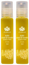 Load image into Gallery viewer, Shankara Aura Essential Oil Deodorant - All-Natural Deodorant - Vegan, Anti-Bacterial, Odor-Fighting Deodorant for Men &amp; Women - Alcohol, Paraben &amp; Aluminum Free Deodorant - Lavender &amp; Vetiver -2 Pack
