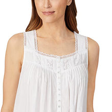 Load image into Gallery viewer, Eileen West Cotton Lawn Two Piece Nightgown and Button Robe Ballet Set in Pure White (Large)
