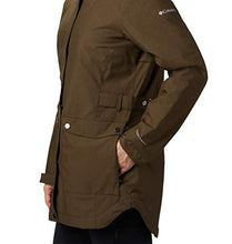 Load image into Gallery viewer, Columbia Women's Here and There Insulated Trench Jacket, Waterproof &amp; Breathable, X-Large, Olive Green Lattice Emboss
