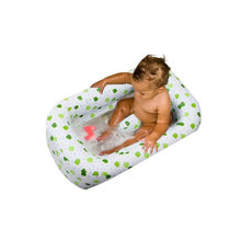 Load image into Gallery viewer, Mommy's Helper Inflatable Bath Tub Froggie Collection, White/Green, 6-24 Months
