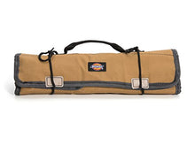 Load image into Gallery viewer, Dickies Large Wrench/Screwdriver Organizer Roll for Mechanics, 23 Tool Pockets, Durable Canvas Construction, 26 in. x 14.25 in. Unrolled, Grey/Tan
