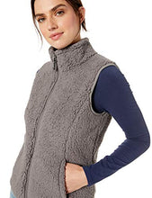 Load image into Gallery viewer, Amazon Essentials Women's Polar Fleece Lined Sherpa Vest, Medium Grey, Small
