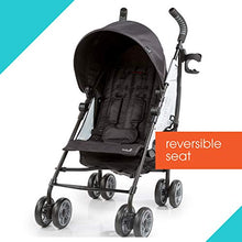 Load image into Gallery viewer, Summer 3Dflip Convenience Stroller, Black/Gray – Lightweight Umbrella Stroller with Reversible Seat Design for Rear and Forward Facing, Compact Fold, Adjustable Oversized Canopy and More
