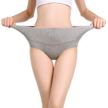 Load image into Gallery viewer, YOULEHE Women's Cotton Underwear Briefs High Waist Full Coverage Soft Breathable Panties (8 Pack -H001, Large)
