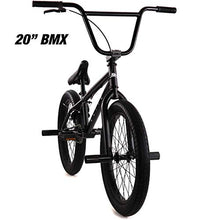 Load image into Gallery viewer, Elite 20” &amp; 16" BMX Bicycle The Stealth Freestyle Bike (20" Matte Black)

