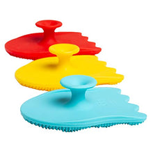 Load image into Gallery viewer, Ubbi Jellyfish Silicone Multi-Purpose Bath Sponges for Washing and Play - Baby Bathing Essentials for Newborns, Baby Massaging Bath Brushes for Dry Skin and Cradle Cap, Set of 3
