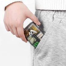 Load image into Gallery viewer, 4 Pack Pill Case Portable Small Weekly Travel Pill Organizer Portable Pocket Pill Box Dispenser for Purse Vitamin Fish Oil Compartments Container Medicine Box by M MUCHENGBAO
