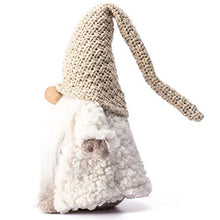 Load image into Gallery viewer, Funoasis Holiday Gnome Handmade Swedish Tomte, Christmas Elf Decoration Ornaments Thanks Giving Day Gifts Swedish Gnomes tomte 16 Inches (Khaki)
