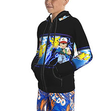 Load image into Gallery viewer, 3d Digital All Over Print Ash Zip Up Hoodie Casual Pullover Hooded Jacket Sweatshirts For Boys/Girls/Teenage 18-20 Years
