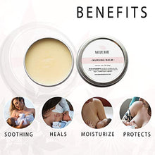 Load image into Gallery viewer, Nipple Cream for Breastfeeding - Natural Nipple Butter - Vegan Breast Balm for New Mama &amp; Baby | Nursing and Dry Skin - Nipple Salve | Earth Friendly | 1oz

