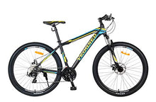 Load image into Gallery viewer, YEOGNED 725 27.5 Aluminum Mechanical Lockout Fork Suspension Mountain Bike Disc Brake Outdoor Sports Cycling Bicycle(Blue)
