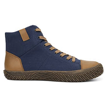 Load image into Gallery viewer, Hybrid Green Label Men's The Wolsey 2.0 High Fashion, Casual Recycled Canvas &amp; Leather Lace-Up, Round Toe, Rubber Outsole; Size 12
