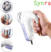 Load image into Gallery viewer, Fabric Shaver - Retains Clothes' Shine in Minutes - Safely removes Fuzz, Pilling - Quick and Easy-to-use lint Catcher with Large Shaving Head &amp; Removable bin - Extra Stainless Steel Blade Included

