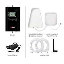 Load image into Gallery viewer, HiBoost Cell Phone Signal Booster for Home, Up to 4,000 sq ft, Support All US Carriers-Verizon, AT&amp;T, T-Mobile, Sprint, Amplifier Kit with APP and LCD
