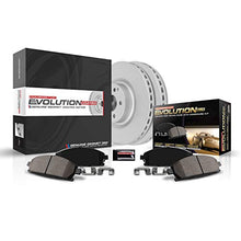 Load image into Gallery viewer, Power Stop CRK6082 Coated Brake Rotor &amp; Ceramic Brake Pads- front

