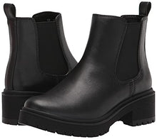 Load image into Gallery viewer, Amazon Essentials Women's Combat Chelsea Boot, Black, 7.5 Medium US

