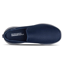 Load image into Gallery viewer, Skechers mens Go Walk Max-athletic Air Mesh Slip on Walking Shoe Sneaker, Navy/Gray, 10 X-Wide US
