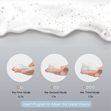 Load image into Gallery viewer, FUNGENE Automatic Foaming Soap Dispenser, Interactive ABS Rechargeable Foam Dish Soap Dispensers Pearl White for Kitchen、Bathroom

