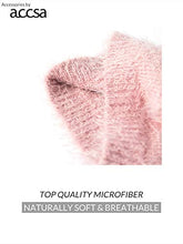 Load image into Gallery viewer, accsa Toddler Kid Girls Christmas Halloween Winter Fluffy Cat Ear Beanie Hat Pink 3-6Y
