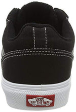 Load image into Gallery viewer, Vans Men's Seldan Sneaker, Black Canvas Black White 187, 11
