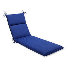 Load image into Gallery viewer, Pillow Perfect - 502137 Outdoor/Indoor Veranda Cobalt Chaise Lounge Cushion, 72.5" x 21", Blue
