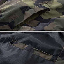 Load image into Gallery viewer, URBANFIND Men's Slim Fit Lightweight Sportswear Jacket Casual Bomber Jacket US XL Camo Green
