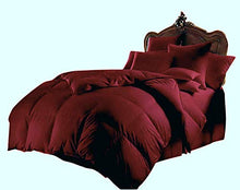 Load image into Gallery viewer, Decent Bedding Ultra Soft 1PC All Season Down Alternative Quilted Comforter, Hypoallergenic-Egyptian Cotton, 400 GSM-Box Stitched-Duvet Insert/Stand Alone Comforter, Cal. King, Burgundy, 90'' x 106''
