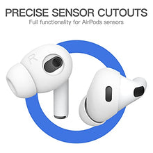 Load image into Gallery viewer, DamonLight 2 Pairs AirPods 3 Ear Tips Silicone Earbuds Cover [Not Fit in The Charging Case][US Patent Registered] Compatible with Apple AirPods 3 (White)
