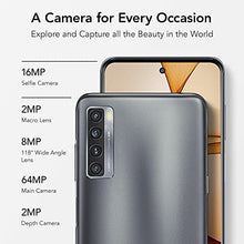 Load image into Gallery viewer, TCL 20S Unlocked Android Smartphone with 6.67” Dotch FHD+ Display, 64MP Quad Rear Camera System, 128GB+4GB RAM, 5000mAh Battery with Fast Charging, Milky Way Black
