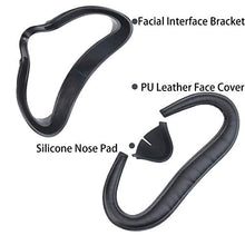 Load image into Gallery viewer, [Updated Version] SUNTA Leather Face Cover Replacement for Oculus Quest 2, VR Facial Interface &amp; Comfortable PU Leather Foam Face Pad &amp; Anti-Leakage Nose Pad &amp; Lens Protect Cover Accessories Set
