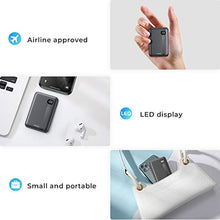Load image into Gallery viewer, Portable Charger, One of The Smallest 10000mAh 3A PD 3.0 Power Bank QC 3.0, AINOPE 18W Fast Charge Phone Battery Pack Tri-Output,[LED Display] Phone Charger Compatible iPhone, iPad, Samsung Galaxy etc
