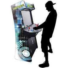 Load image into Gallery viewer, Creative Arcades Slim Full Size Stand-Up Commercial Grade Arcade Machine | 4 Player | 3500 Games | 32" LCD Screen | 4 Sanwa Joysticks | Trackball | 2 Stools Included | 3 Year Warranty
