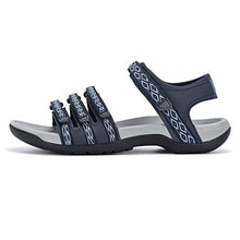 Load image into Gallery viewer, Viakix Womens Hiking Sandals – Comfortable Stylish Athletic Sport Shoes for Walking Outdoors Water Trekking, Blue 8
