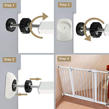 Load image into Gallery viewer, Vmaisi Baby Gate Wall Cup Protector Make Pressure Mounted Safety Gates More Stable - Wall Damage-Free - Fit for Doorway, Door Frame, Baseboard - Work on Dog &amp; Pet Gates
