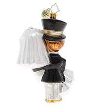 Load image into Gallery viewer, Christopher Radko Hand-Crafted European Glass Christmas Ornament, Married &amp; Bright!

