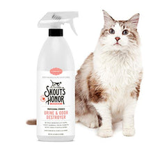 Load image into Gallery viewer, Skout’s Honor: Urine and Odor Destroyer - Remove Stains &amp; Odors, Quickly Eliminate Cat Urine, Vomit &amp; Hairballs, Marking scent - All Natural Professional Strength
