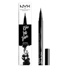 Load image into Gallery viewer, NYX PROFESSIONAL MAKEUP Epic Ink Liner, Waterproof Liquid Eyeliner (Black) + Fill &amp; Fluff Eyebrow Pomade Pencil (Espresso)
