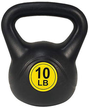 Load image into Gallery viewer, BalanceFrom Wide Grip Kettlebell Exercise Fitness Weight Set, Includes 10 lbs, 15 lbs, 20 lbs
