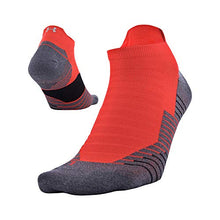 Load image into Gallery viewer, Under Armour Adult Run No Show Tab Socks, 1-Pair , Afterburn Orange , Large
