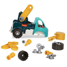Load image into Gallery viewer, Battat - Take-Apart Crane – Take-Apart Toy Crane Truck with Toy Drill Building Toys for Kids 3 years + (33-Pcs) Dark Blue
