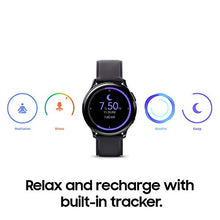 Load image into Gallery viewer, Samsung Galaxy Watch Active2 W/ Enhanced Sleep Tracking Analysis, Auto Workout Tracking, and Pace Coaching (40mm, GPS, Bluetooth), Silver - US Version with Warranty
