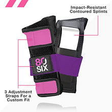 Load image into Gallery viewer, 80Six Kids’ Multi-Sport Pad Set with Wristguards, Elbow Pads, and Knee Pads, Pink Purple, Junior - Ages 5+
