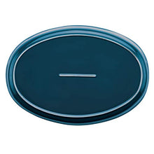 Load image into Gallery viewer, Rachael Ray Ceramics Bubble and Brown Oval Baker Set, 2-Piece, Marine Blue
