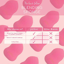 Load image into Gallery viewer, pūrlisse Perfect Glow Blending Sponge: Reusable, Latex-free, Improves makeup application | Single
