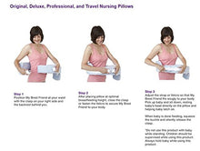 Load image into Gallery viewer, My Brest Friend Original Nursing Posture Pillow, Grey Flowing Fans
