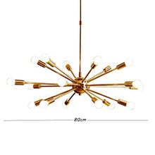 Load image into Gallery viewer, Chandelier Metal Ceiling Chanter-LED Living Room Dining Room Bedroom Modern Study Loft Attic Ceiling Chandelier [Energy Class A+],Ceiling Light (Color : 18 heads)
