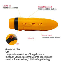 Load image into Gallery viewer, Electronic Whistle with Lanyard, USB Charging 3 Tone High Volume Spalding Emergency Whistle for Referee Coaches Teacher, Outdoor Camping Hiking Boating Safety Whistles
