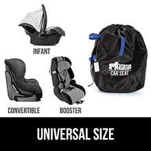 Load image into Gallery viewer, Gorilla Grip Durable Easy Carry Gate Check Airport Protector Bag, Padded Straps, Fits Convertible Car Seats, Infant Carriers, Booster Seat, Air Travel Cover for Airplane Flying, Baby, Toddler, Blue
