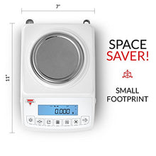 Load image into Gallery viewer, Torbal ATN110 1 mg Readability Ultra Compact Design Battery Operated Built-in USB Entry-Level Laboratory Class Balance, 110 g x 0.001 g, White
