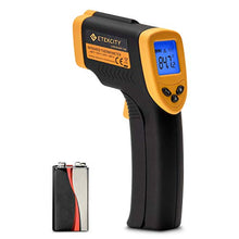 Load image into Gallery viewer, Etekcity Digital Laser Temperature Gun Non-Contact IR Thermometer-58℉ to 716℉ (-50℃ to 380℃), Standard Size, Black &amp; Yellow
